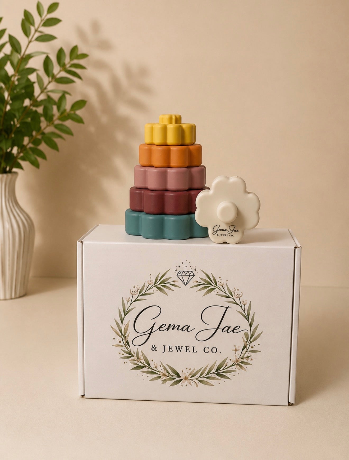 Toddler Silicone Stacking blocks
